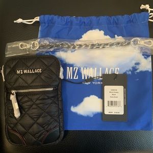 NWT MZ Wallace Black Micro Crosby Crossbody Bag